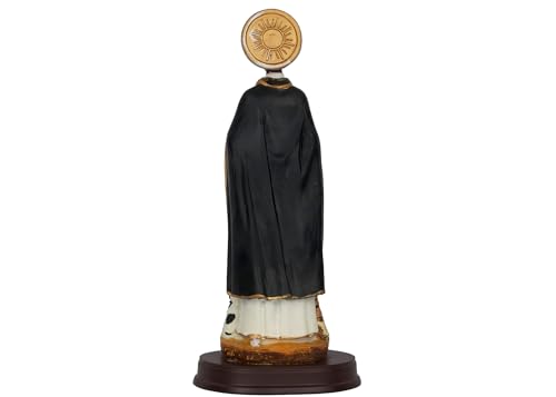 San Martin De Porres Estatua Religiosa en Resina 8.5 pulgadas miniatura 4
