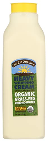 Sky Top Farm Organic Heavy Whipping Cream, 16 Oz #TOP12