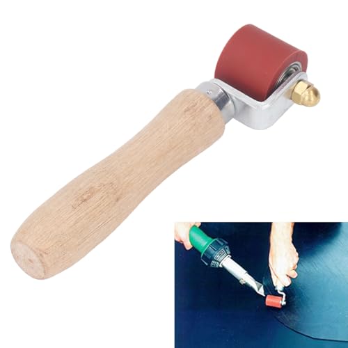 Silicone Seam Roller, 28mm Wallpaper Roller Tool, Smoothing Seam Roller with High Temperature Resistant, for Roofing PVC, TPO, EPDM - Image 4