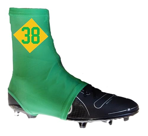 Diamond Series Custom Sports Cleat Covers Spats - 12 Colors - Choose Your Numbers/Initials - Youth and Adult Sizes2