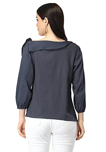 Image of DHRUVI TRENDZ Women's Regular Fit Tops | T Shirt for Women | Tops for Jeans for Women | Tops for Women | Western Tops for Women Stylish | T-Shirt for Women