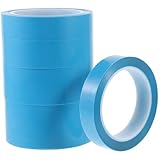 Amosfun 5rollen Abdeckklebeband Für Lackierarbeiten Schwach Haftendes Abklebeband Feinlinien-abklebeband Mit Verschiedenen Breiten Geeignet Für Auto-abdeckung Und Modellbau