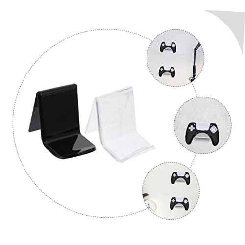 Vaguelly 4 Pcs suporte para fone de ouvido suporte para microfone suporte de mesa para fone de ouvid