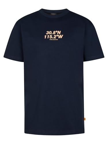 T-Shirt Marine Garçon 152 cm Petrol Industries Classic Print B-1060-TSR695
