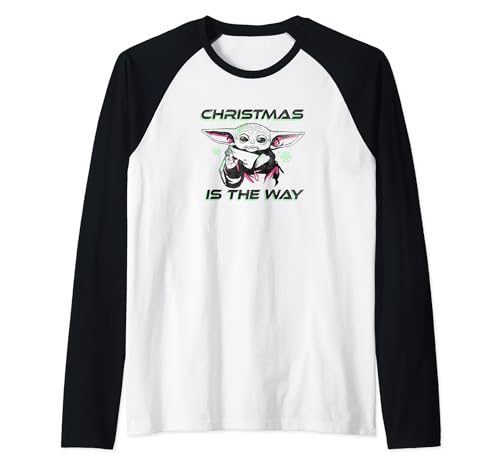 T-shirt The Mandalorian anti-frottement style baseball de Noël