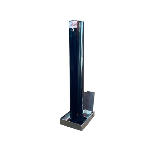 Image of Ramco 600 Telescopic Security Bollard – 600mm Parking Post with Anti-Drill Lock, Heavy-Duty Driveway Barrier, in Black, grey or Stainless Steel