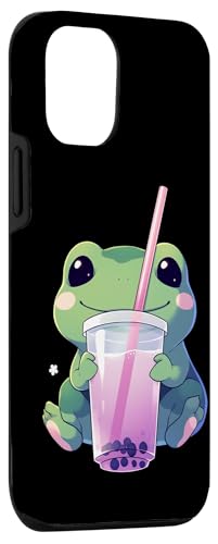 Hülle für iPhone 13 Frosch Boba Tea Bubble Tea Anime Kawaii