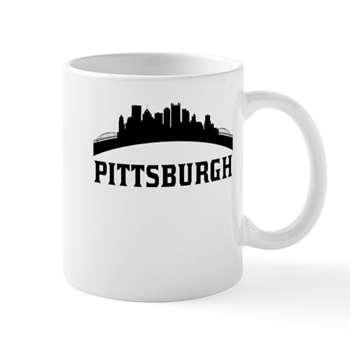 Taza de cerámica 11 oz CafePress Pittsburgh PA Skyline miniatura 1