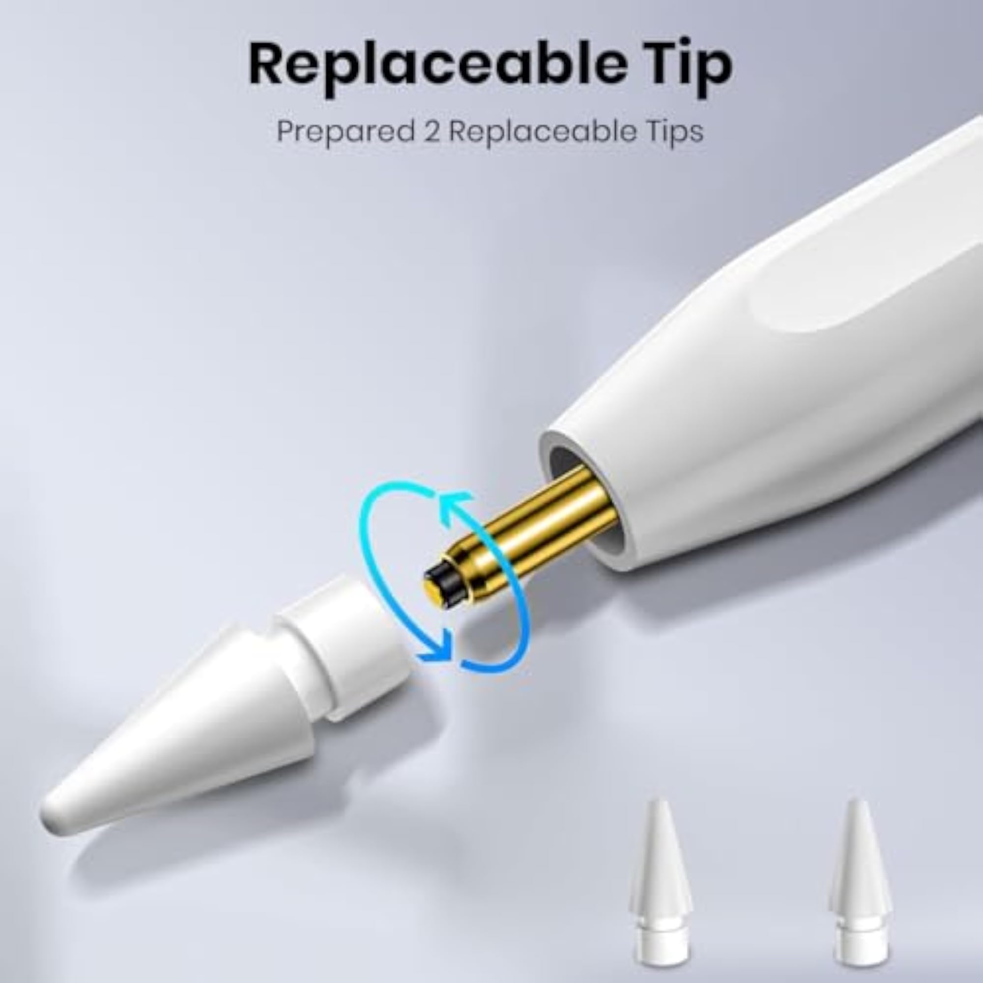 iPad Pencil Stylus Pen for Pro 13/12.9/11 inch, Magnetic Attachment
