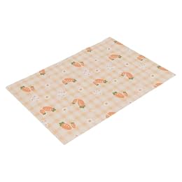 FILFEEL Dog Pee Pad Whelping Pads Quick Drying Super Absorbent Nonslip Pet Floor Mat Cute Orange Carrot 60x90cm (80*120cm)