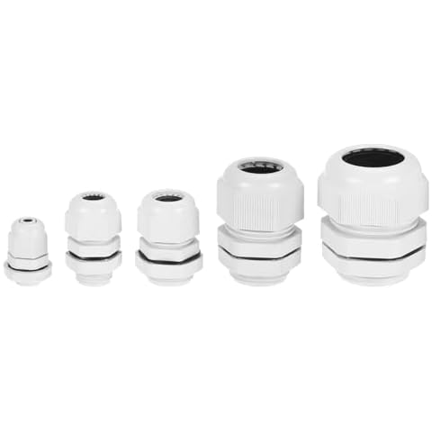 sourcing map 20 Pcs Adjustable Cable Connectors Cover