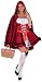Spooktacular Creations Little Red Riding Hood Halloween Costume for Women Adult Role-Playing (Medium)