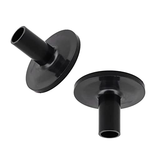8 piezas de protectores para platillos con base de brida para instrumentos de batería, prácticos, portátiles, de plástico resistente al desgaste miniatura 4
