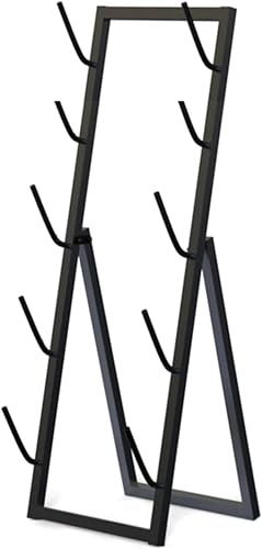 Soporte metálico para monopatines, longboards y tablas de snowboard multinivel