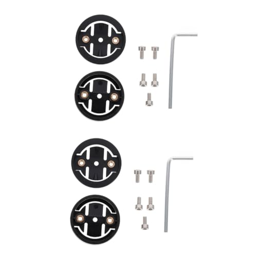 balacoo 2sets Bike Accessories Lightweight Durable Computer Mount Replacement Base for Biking Computer Interface 2pcs*2