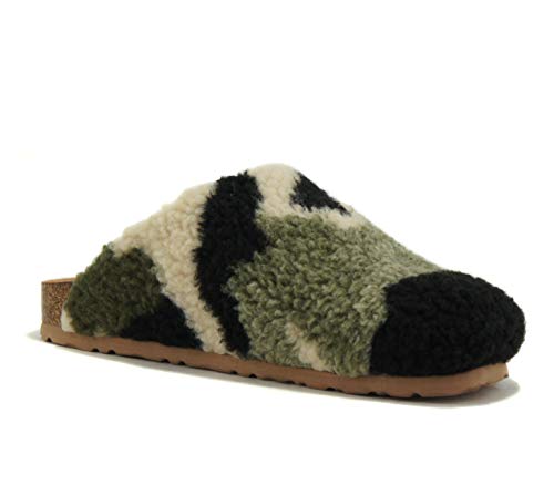 Soda Emotion - Women's Super Soft Faux Fur Fuzzy Fluffy Close Toe Cork Platform Slide Slipper2