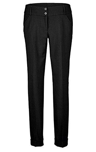 GREIFF Corporate Premium Damen Business-Hose Slim-Fit Schwarz 42