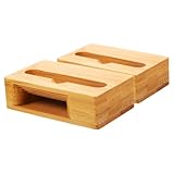 Matériau : fabriqué à partir de bambou naturel, ce support est et ajoute une touche de nature à votre espace, support d'amplificateur de son, support d'amplificateur de téléphone portable