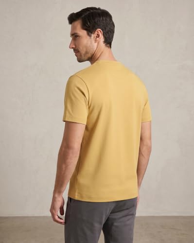 Image of NOBERO 100% Cotton T Shirts for Men Stylish | Regular Fit | Solid T Shirts for Men 180 GSM Combed Cotton | Round Neck Half Sleeve