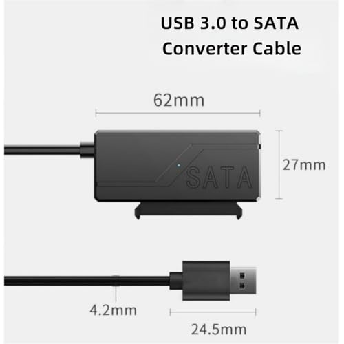 Adaptador universal para recuperar datos de disco duro interno roto SATA a USB 2