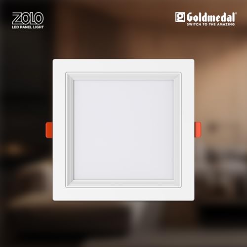 Image of Goldmedal Zolo 6W Square LED Surface Panel Light | Slim & Energy Efficient | Suitable for Bedroom, Living Room, Dining Room & Kitchen |Cool Daylight(6500K)