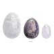 La Gemmes E29225 Yoni Ei reiner Amethyst, 120 g
