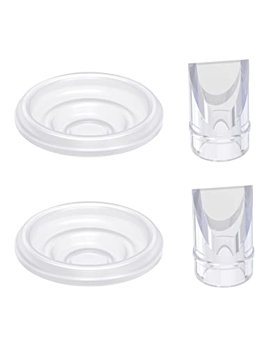 Image of Paruu Duckbill Valves & Silicone Diaphragm Compatible with Paruu X2 Wearable Breastpump, Made by Paruu, Wearable Breast Pump Accessories, Paruu Pump X2 Parts Replacement, 2 Pack Set