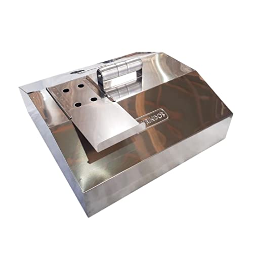 Espalhador Carvão Brasa + Abafador Inox 45cm Grelha, Pizza
