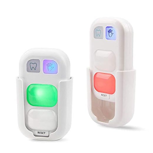 Timer Luxsway, 2 Minutes Teeth Brush Timer and 20 Seconds Hand Wash Timer for Kids Training Coach, Wireless Battery Powered Indicator Light 2Pack