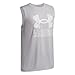 Under Armour Boys' Tech Hybrid Print Tank Top, (011) Mod Gray / / Distant Gray, X-Large