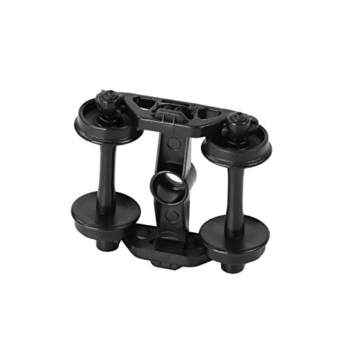 Roues de modélisme ferroviaire HO 1/87 plastique train bogie wagon miniature de rechange
