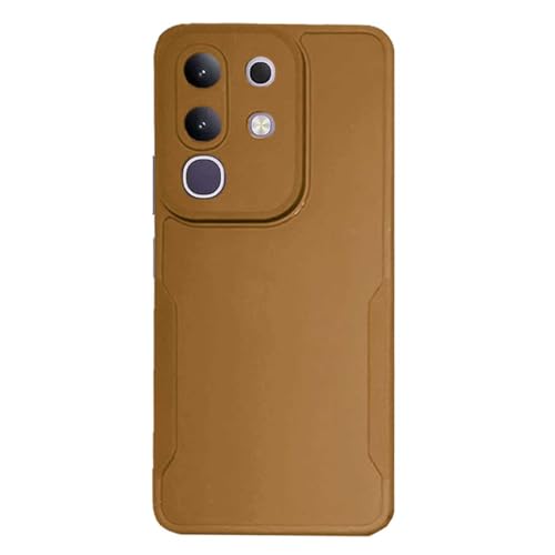 Image of Soft Back Cover Compatible with Vivo T4x 5G / iQOO Z10x 5G - Silicone Brown