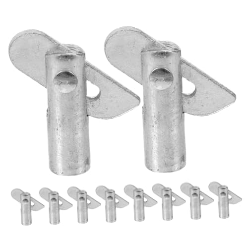 BAZEITFLOW 10 pièces Échafaudage Goupilles de Blocage Connexion Sécurisée pour Système de Garde-corps et Supports Étagère Résistantes et Faciles à Installer pour Construction et Réparation