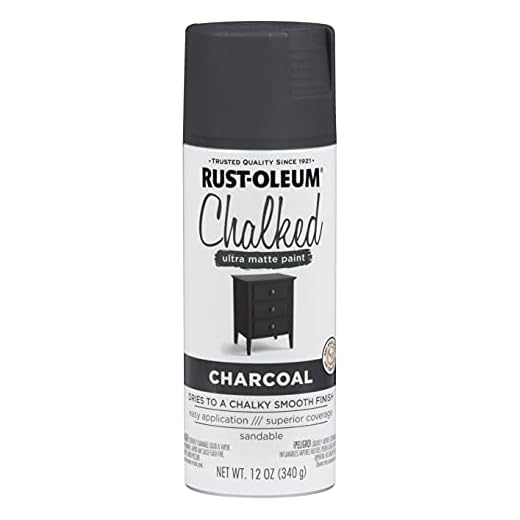 Rust-Oleum Chalked All-in-One Ultra Matte Charcoal Spray Paint