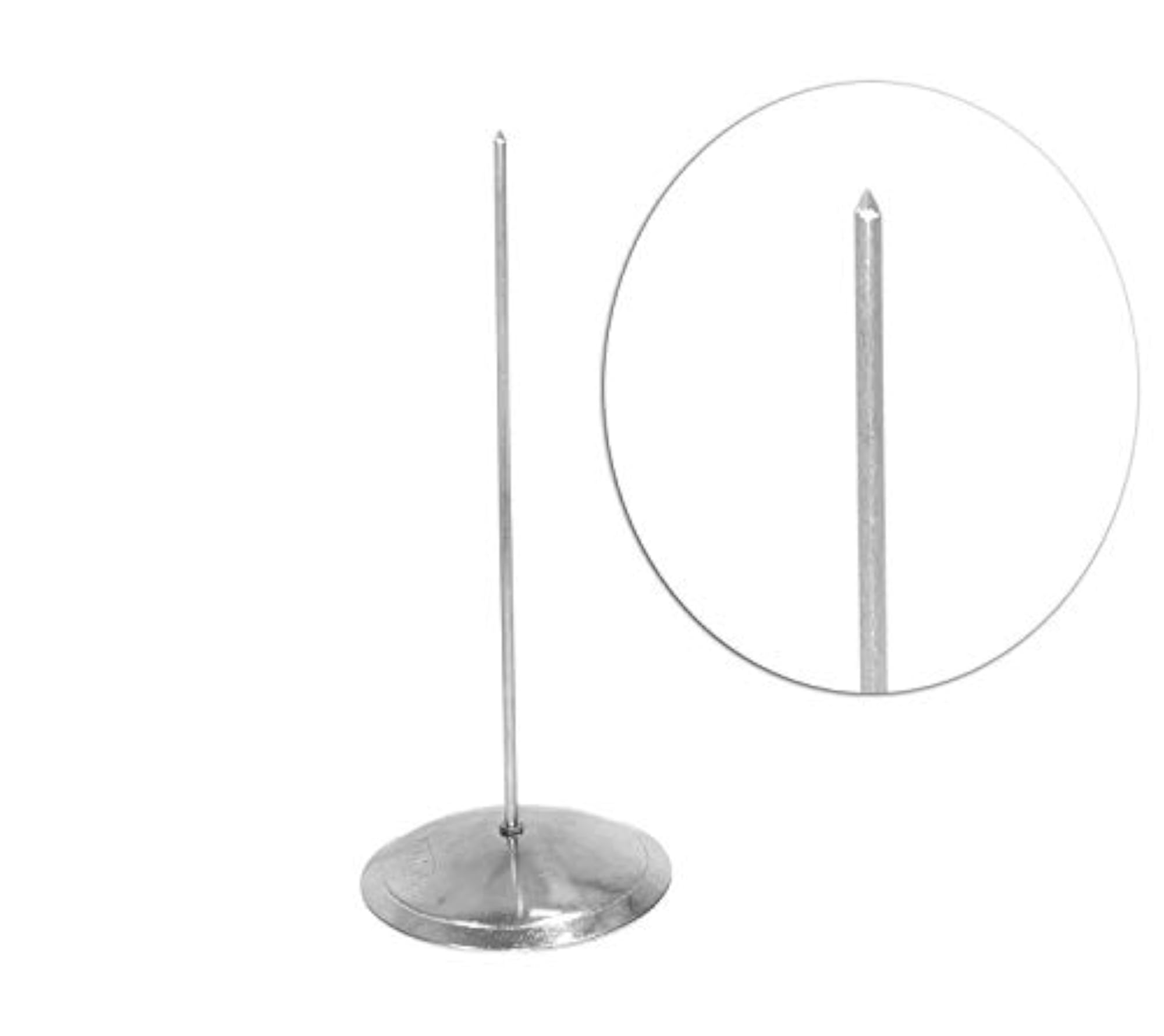 Stainless Steel Desk Memo Holder Fork, Pack of 1