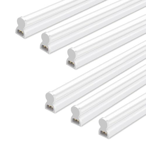 hykolity 6 Pack T5 LED Shop Lights 4FT, 22W 2200LM...