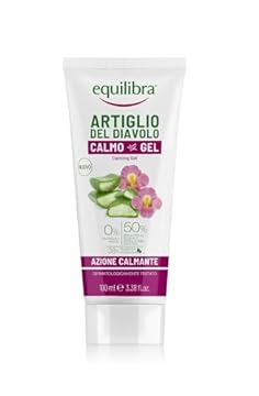 Equilibra Corpo, Artiglio Del Diavolo Calmo-Gel, Gel ad Azione Calmante, Ideale per Donare Sollievo alle Zone Dolenti del Corpo, con Aloe Vera, Artiglio del diavolo, Glicerina e Gomma Xanthana, 100 ml