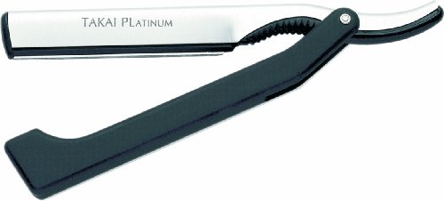 Rasoir de coiffure Takai Platinum pour effiler les cheveux épais avec 10 lames double