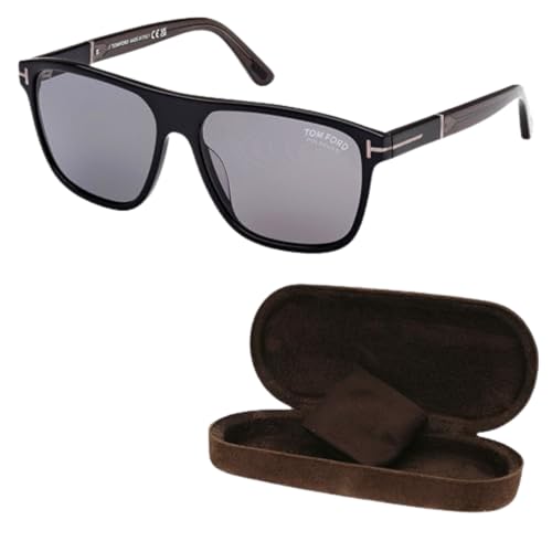 Tom Ford FT1081-N FRANCES Square Shape Sunglasses + Bundle With eSHADES Eyewear Cleaning Kit