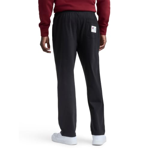Image of Champion Men's Open-Bottom Lounge Pants, Standard Fit, Lightweight, 100% Cotton, Available in Regular and Big & Tall