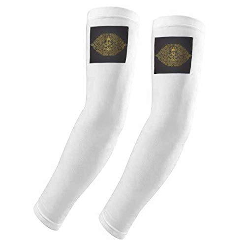 Gants protection solaire UV feuille d'or contre taches de vieillesse