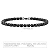 Stainless Steel Black Cubic Zirconia Tennis Bracelet for Men Modern Minimalist Jewelry Gift #3