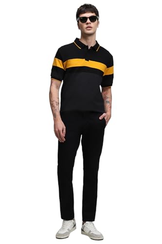 Image of Dennis Lingo Men's Cotton Solid Slim Fit T-Shirt