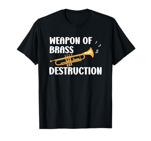 Trumpet Funny Marching Band Brass Instrument Trumpetist Camiseta