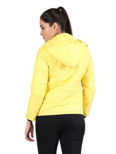 Image of CHKOKKO Women's Winter Quilted Jacket YELLOW 3XL