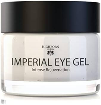HighBorn London Imperial Eye Gel - Anti Aging Eye Gel Moisturiser for Dark Circles, Puffy Eyes & Wrinkles w/Plant Collagen, Aloe Vera & Arnica