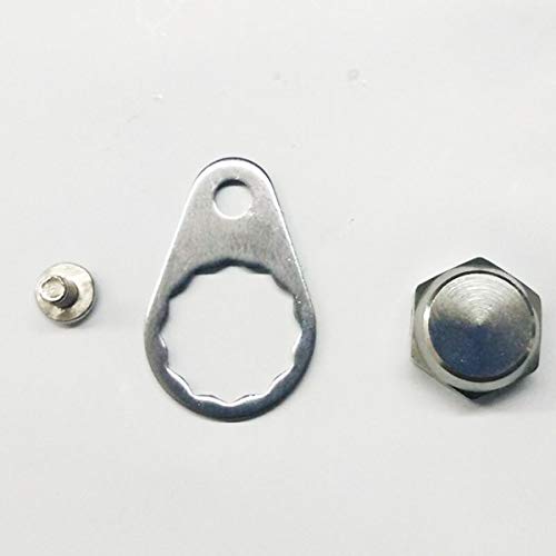 EKFan Left Hand Right Hand Crank Nut Screw with Plate for Fishing Reel