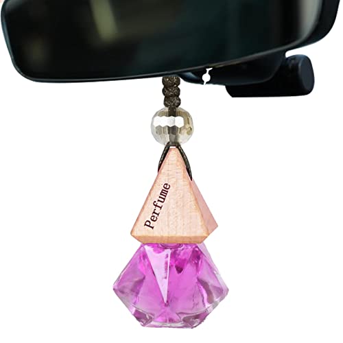 1 peça difusor de ambientador de carro suspenso, difusor de óleo essencial de carro recarregável, pi