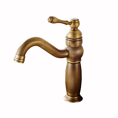Grifo de baño monomando para agua fría y caliente con rotación de 360 grados