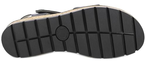 Doctor Cutillas Sandalias 37104 Piel autoadherente de la talla 38 en color NEGRO